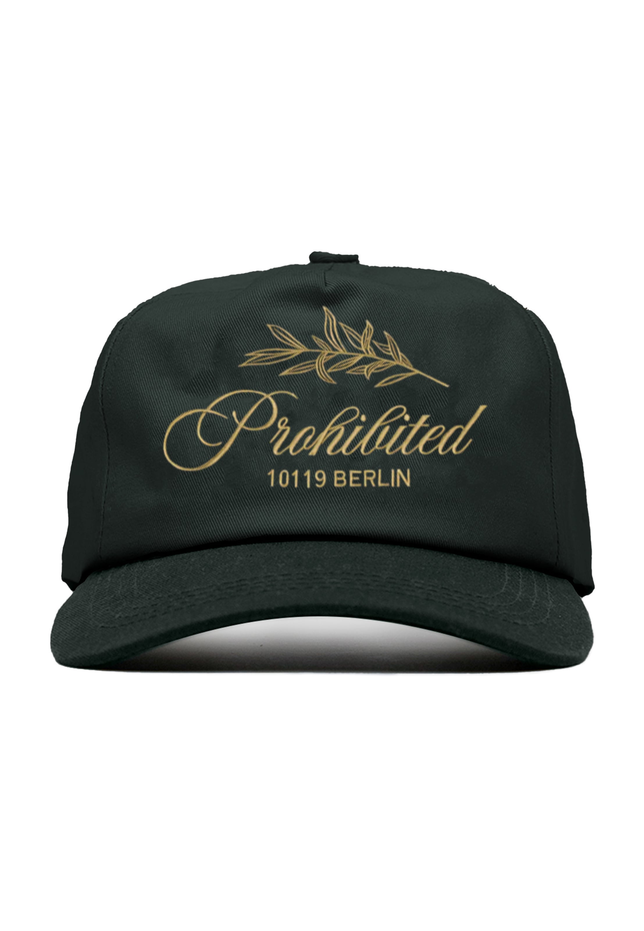 Prohibited Cap in Green: front