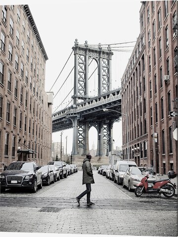 Liv Corday Bild 'Walking in Brooklyn' in Grau: predná strana