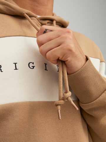 JACK & JONES Sweatshirt 'Copenhagen' in Braun