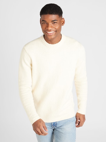 DRYKORN Sweater 'Leando' in Beige: front