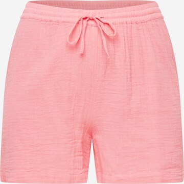 PIECES Curve Normální Kalhoty 'Stina' – pink: přední strana