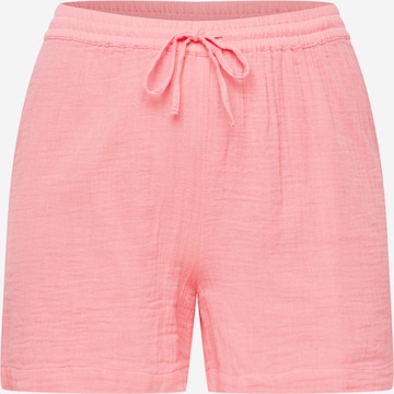 PIECES Curve Regular Pants 'Stina' in Pink: front