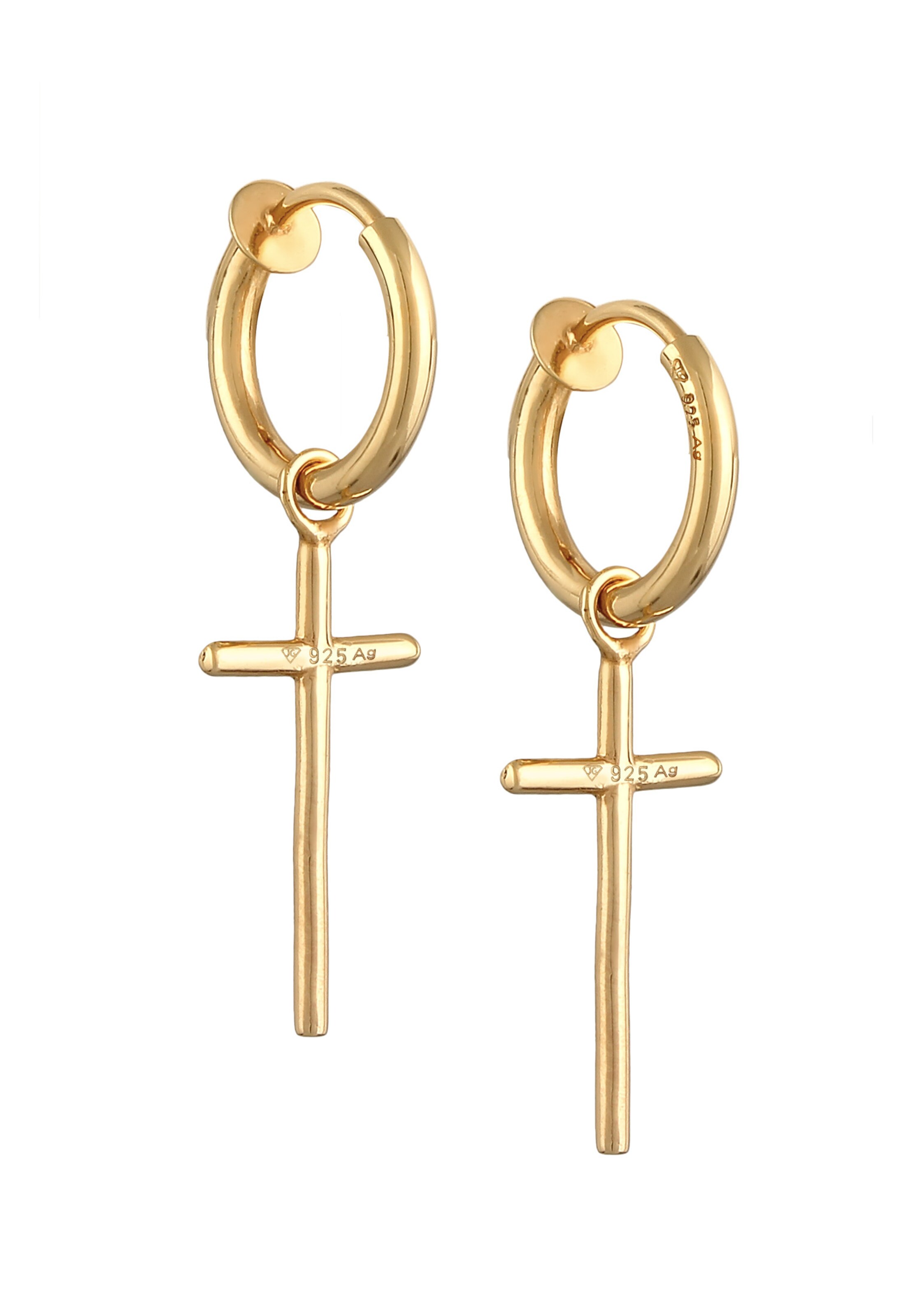 ELLI Earrings 'Kreuz' in Gold