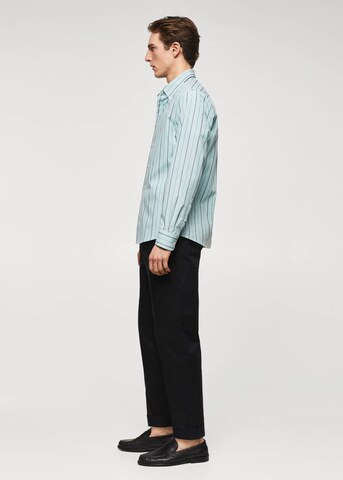 MANGO MAN Slim fit Button Up Shirt 'esen' in Green