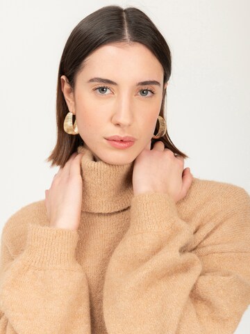 Influencer Pullover in Beige