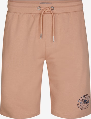 Pantalon 'Porthole' Petrol Industries en rose : devant