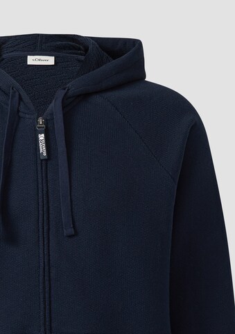 Veste de survêtement s.Oliver en bleu