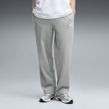 Regular Pantalon de sport 'Essentials Relaxed No. 1' PUMA en gris : devant