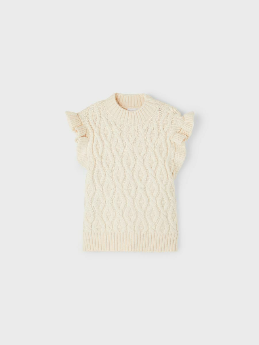 NAME IT Sweter Framat w kolorze Kremowym 