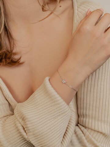 Hey Happiness Bracelet 'Gem Wings' in Silver