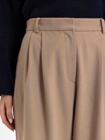 Antioch Loosefit Veckad byxa 'Britney' i beige