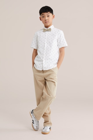 WE Fashion Средняя посадка Рубашка в Белый