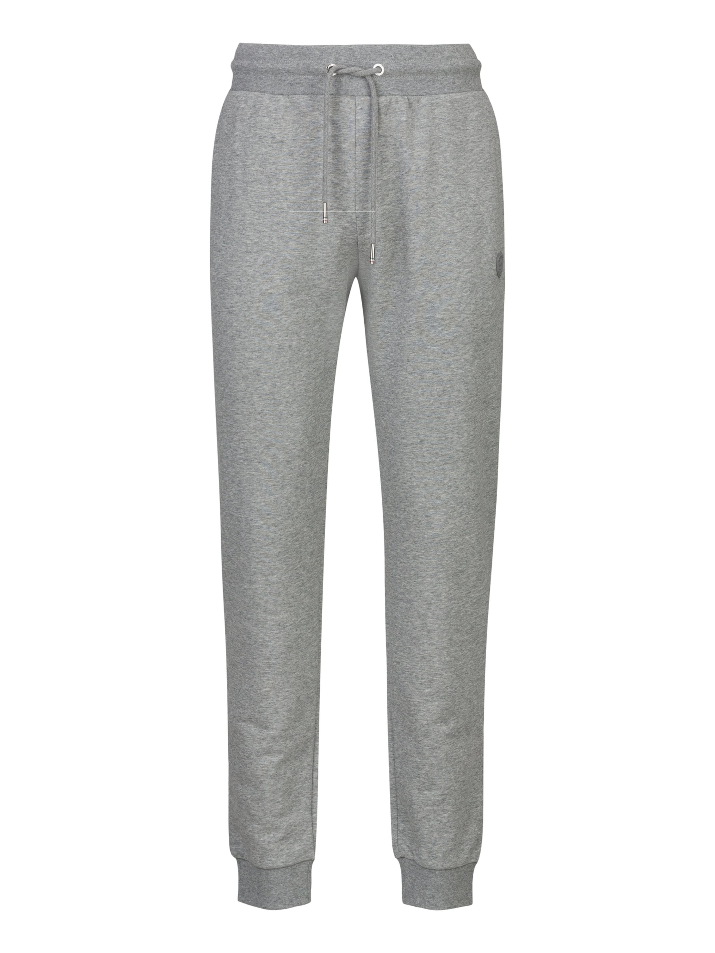 19V69 ITALIA Tapered Broek 'Lucas' in Grijs: voorkant