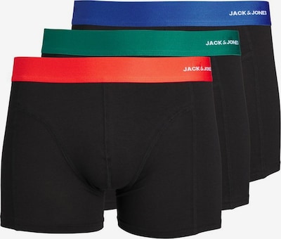 JACK & JONES Calzoncillo boxer en marino / verde / rojo anaranjado / negro, Vista del producto