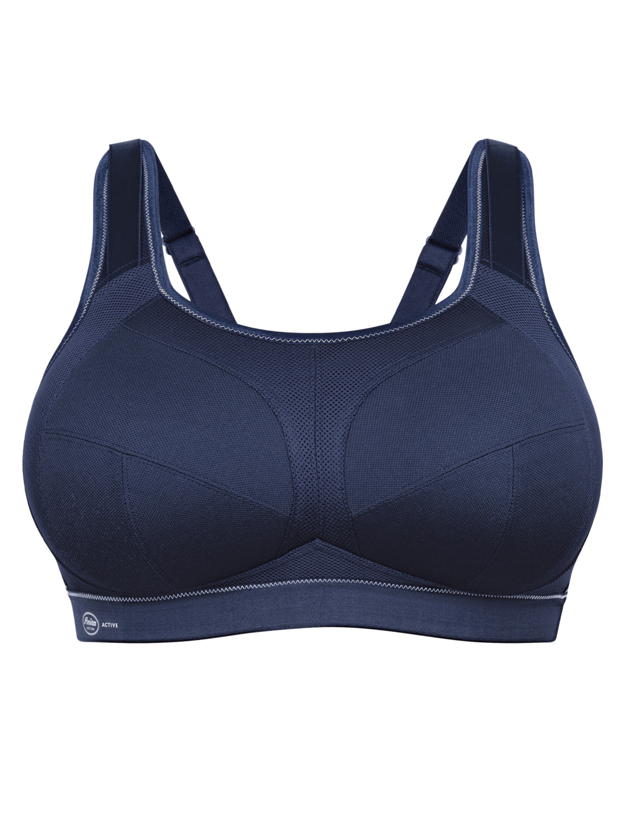 ANITA Minimiser Bra 'extreme control Sport' in Blue: front
