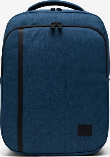 Herschel Rucksack in blaumeliert / schwarz, Produktansicht