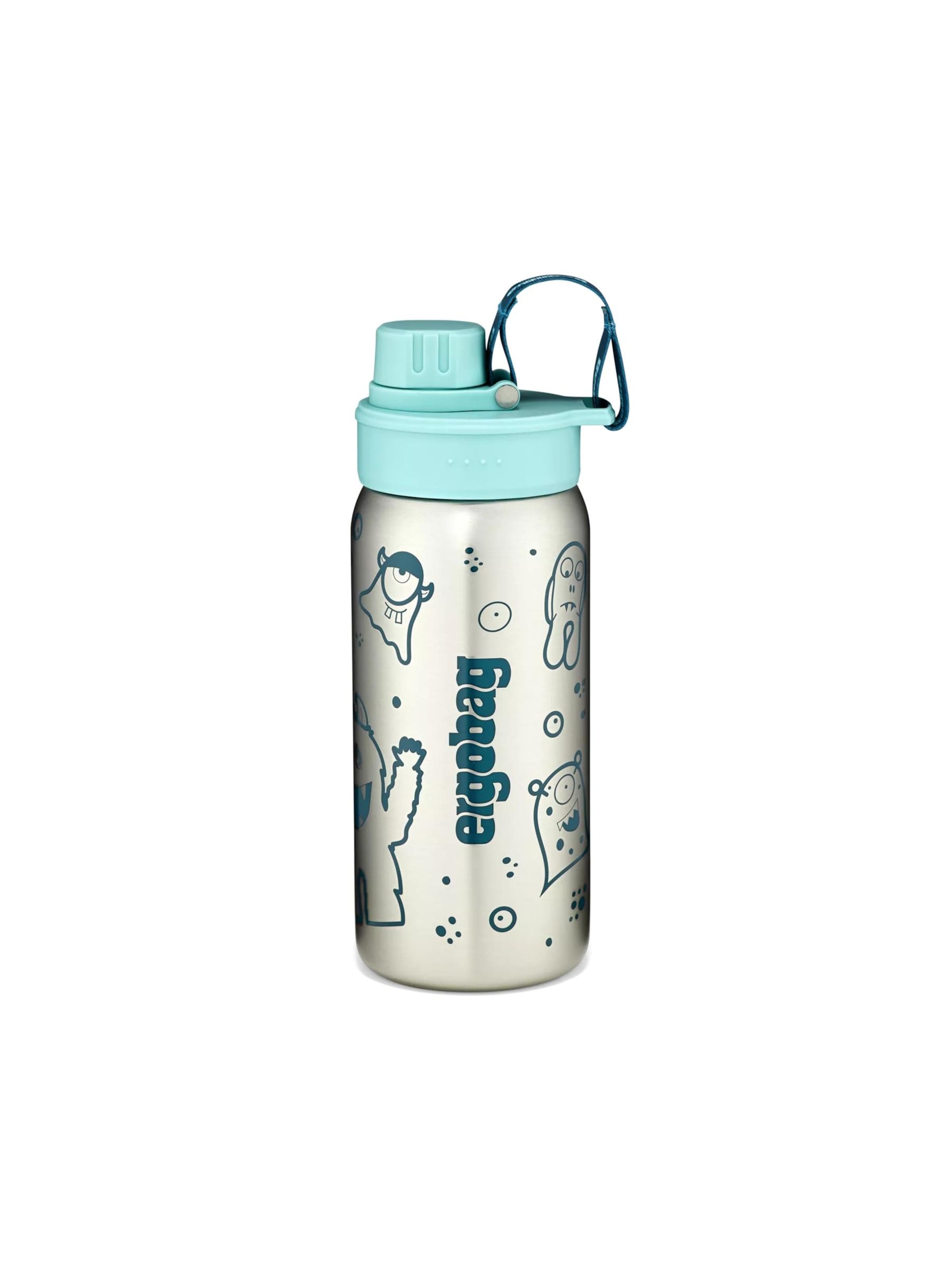 ergobag Drinking Bottle 'Trinkflasche Edelstahl Trinkflasche' in Green: front