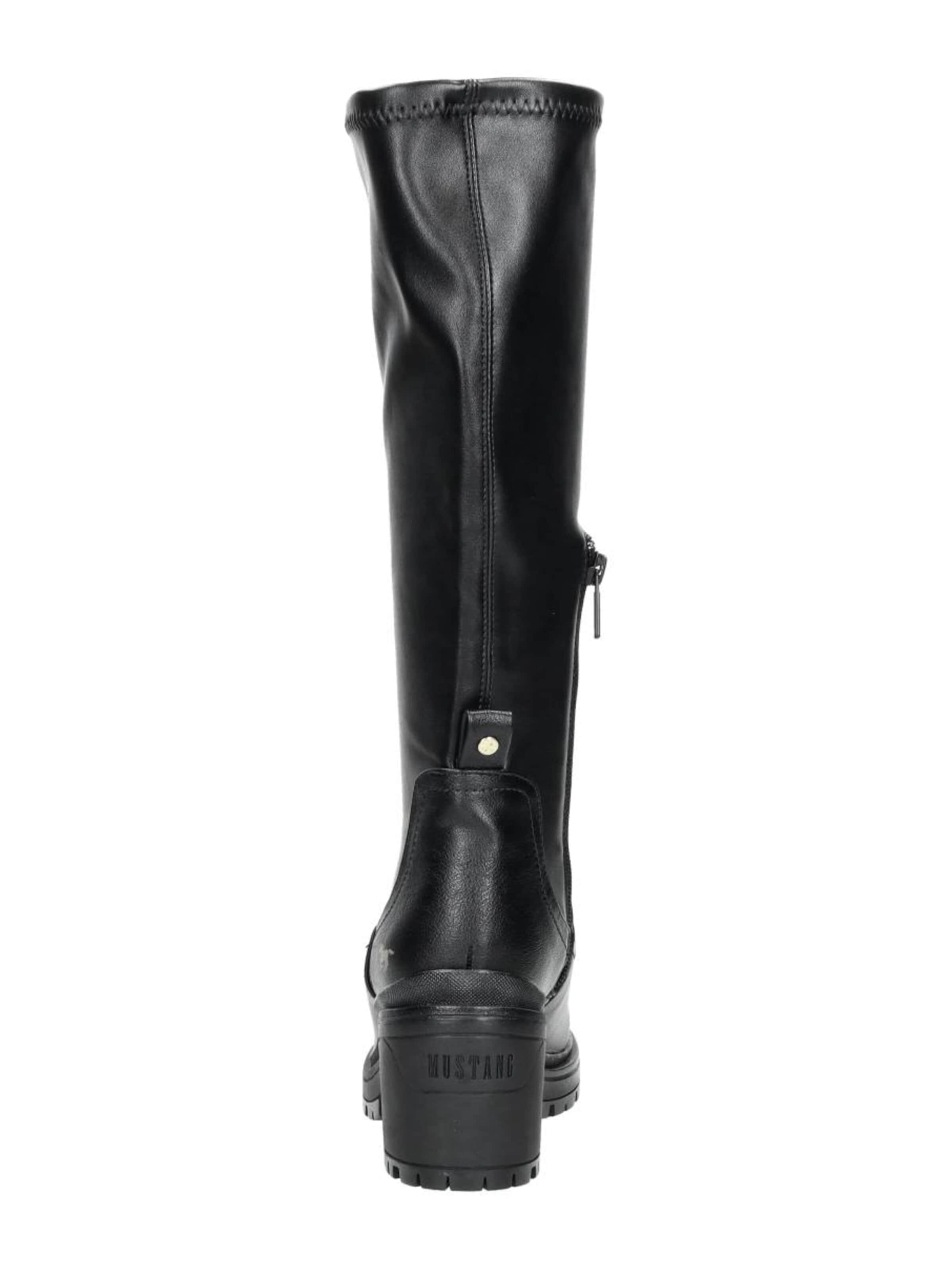 MUSTANG Boots 'Lange Laarzen' in Black