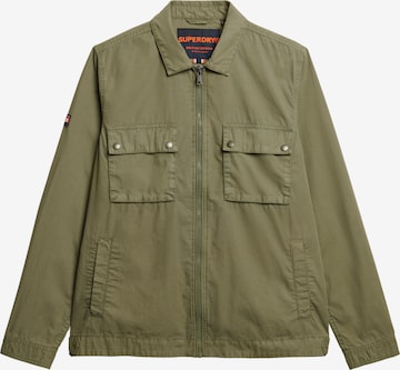 Veste mi-saison 'Essentials' Superdry & Co en vert : devant