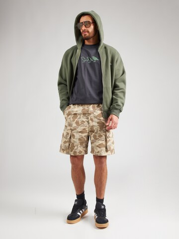 Cleptomanicx T-Shirt 'Scribble Gull' in Grau