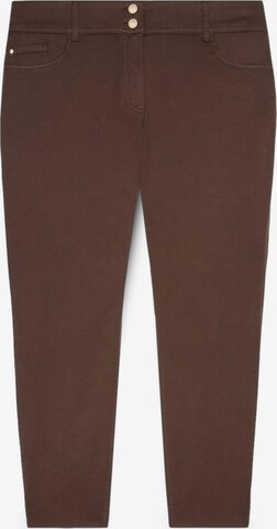 Pantaloni di Fiorella Rubino in marrone: frontale
