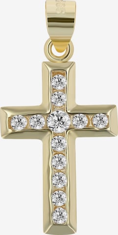 Akzent Anhänger 'Aisha, 925 Sterlingsilber, langlebig' in Gold: Vorderseite