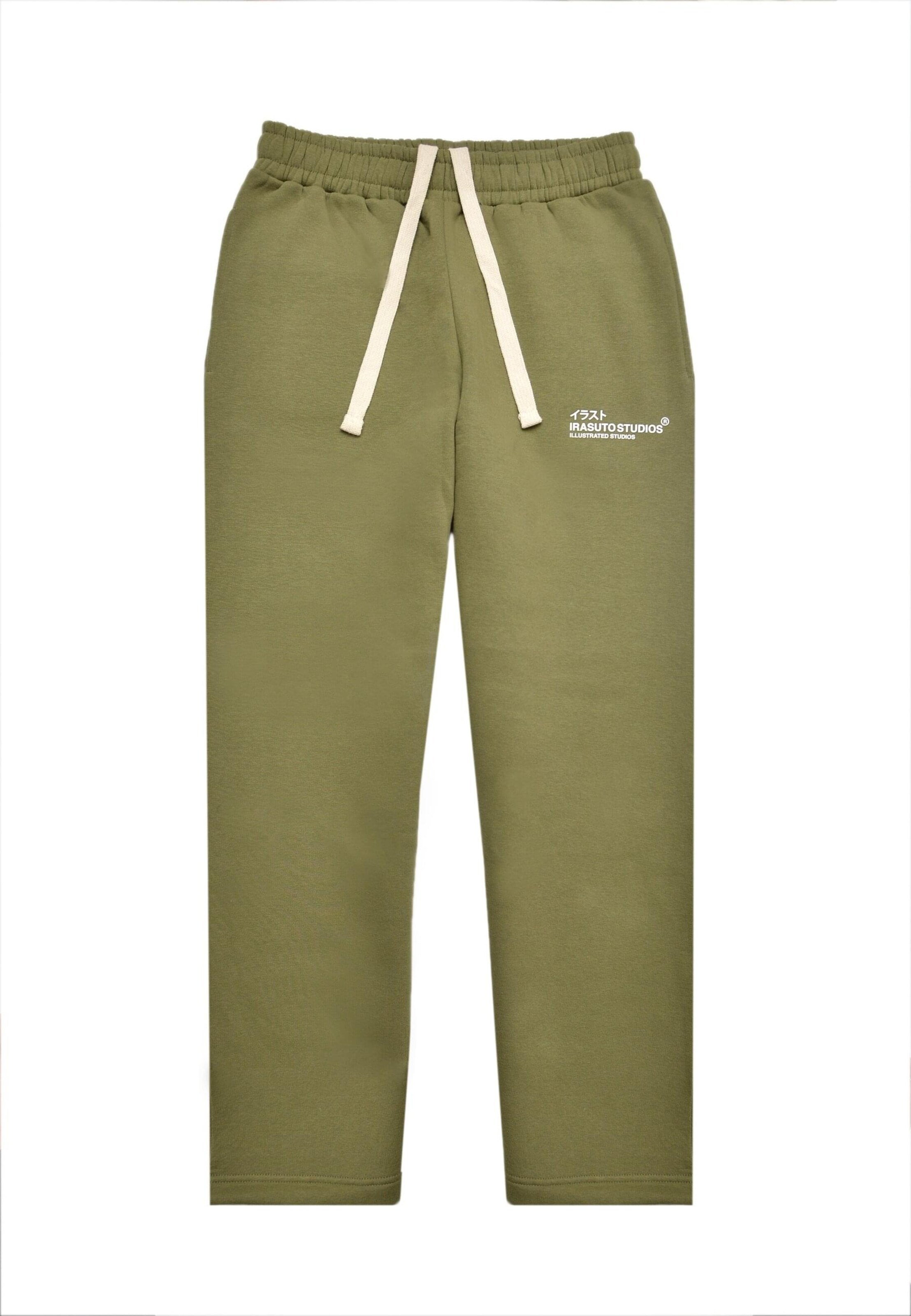 regular Pantaloni di Irasuto Studios in verde: frontale