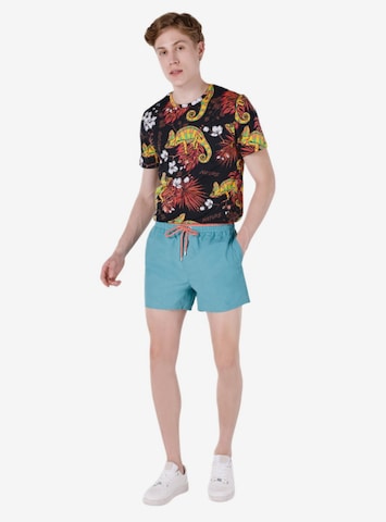 Colin's Regular Badeshorts in Blau: Vorderseite