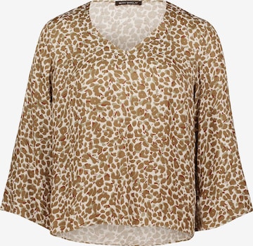 Betty Barclay Schlupfbluse mit Leoprint in Beige: Vorderseite