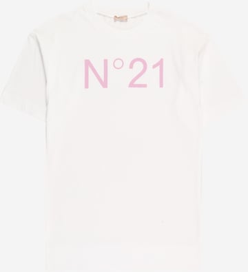 N°21 - Camiseta en blanco: frente