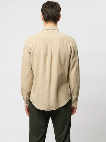 U.S. POLO ASSN. Regular Fit Hemd 'Bolt' in Beige
