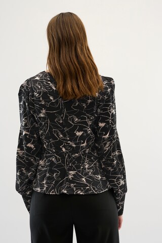 KAREN BY SIMONSEN Blouse 'Marbella' in Zwart