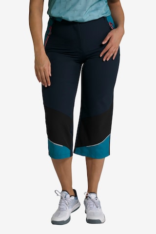 Ulla Popken Regular Athletic Pants in Blue: front