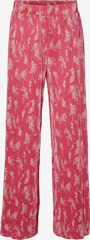 Loosefit Pantalon 'HIA' VERO MODA en rose : devant