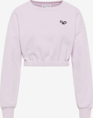 myMo ATHLSR Sweatshirt in Purple: front