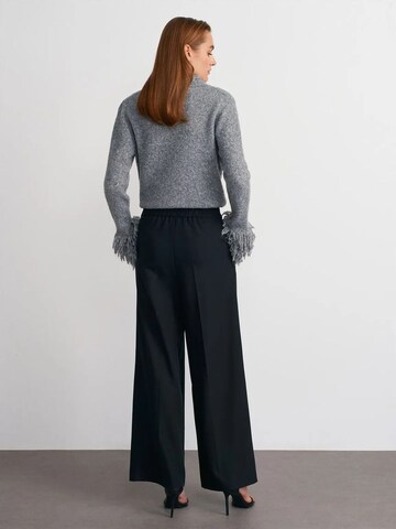 Wide leg Pantaloni di Dilvin in nero