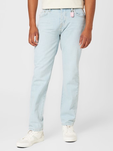 Regular Jeans de la Fiorucci pe albastru: față