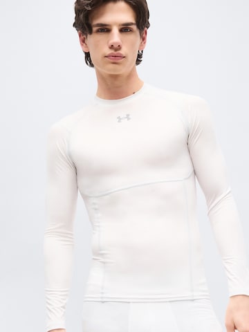 UNDER ARMOUR Funktionsshirt 'HG Elite' in Weiß