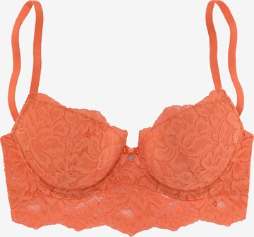 Push-up Reggiseno di s.Oliver in arancione: frontale