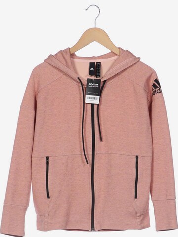 ADIDAS PERFORMANCE Sweatshirt & Zip-Up Hoodie in M in Orange: front