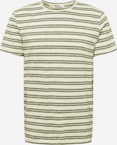 Samsoe Samsoe Shirt 'Carpo' in de kleur Crème / Olijfgroen, Productweergave