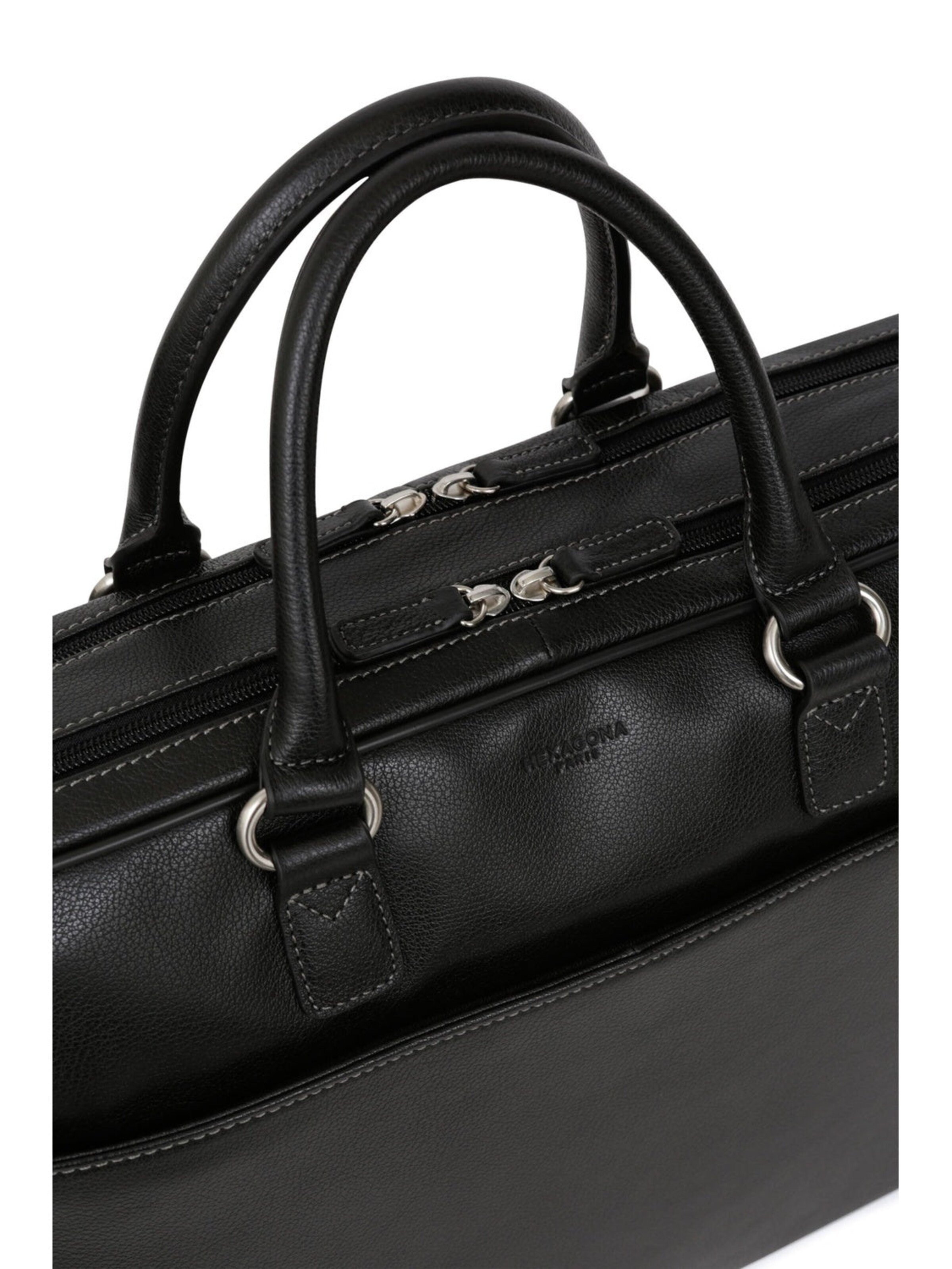 Borsa a mano 'Confort Business' di Hexagona in nero
