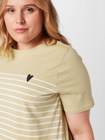 Tom Tailor Women + T-Shirt in Grün