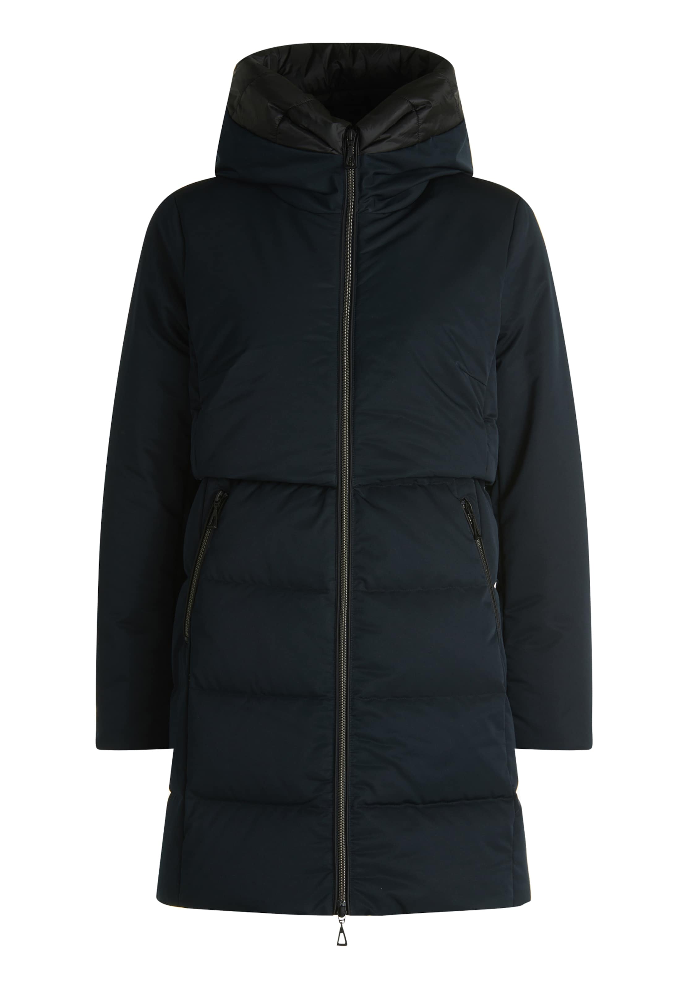 Manteau d’hiver Amber & June en bleu : devant