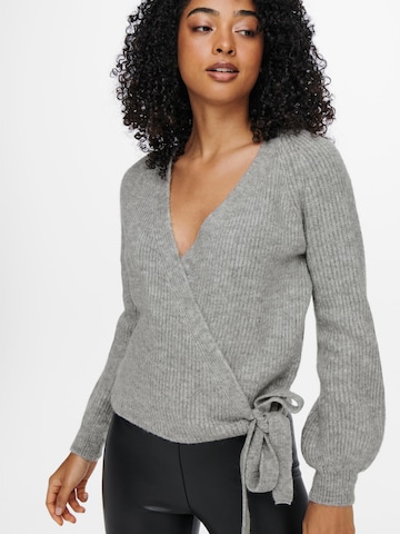 ONLY Knit Cardigan in Grey