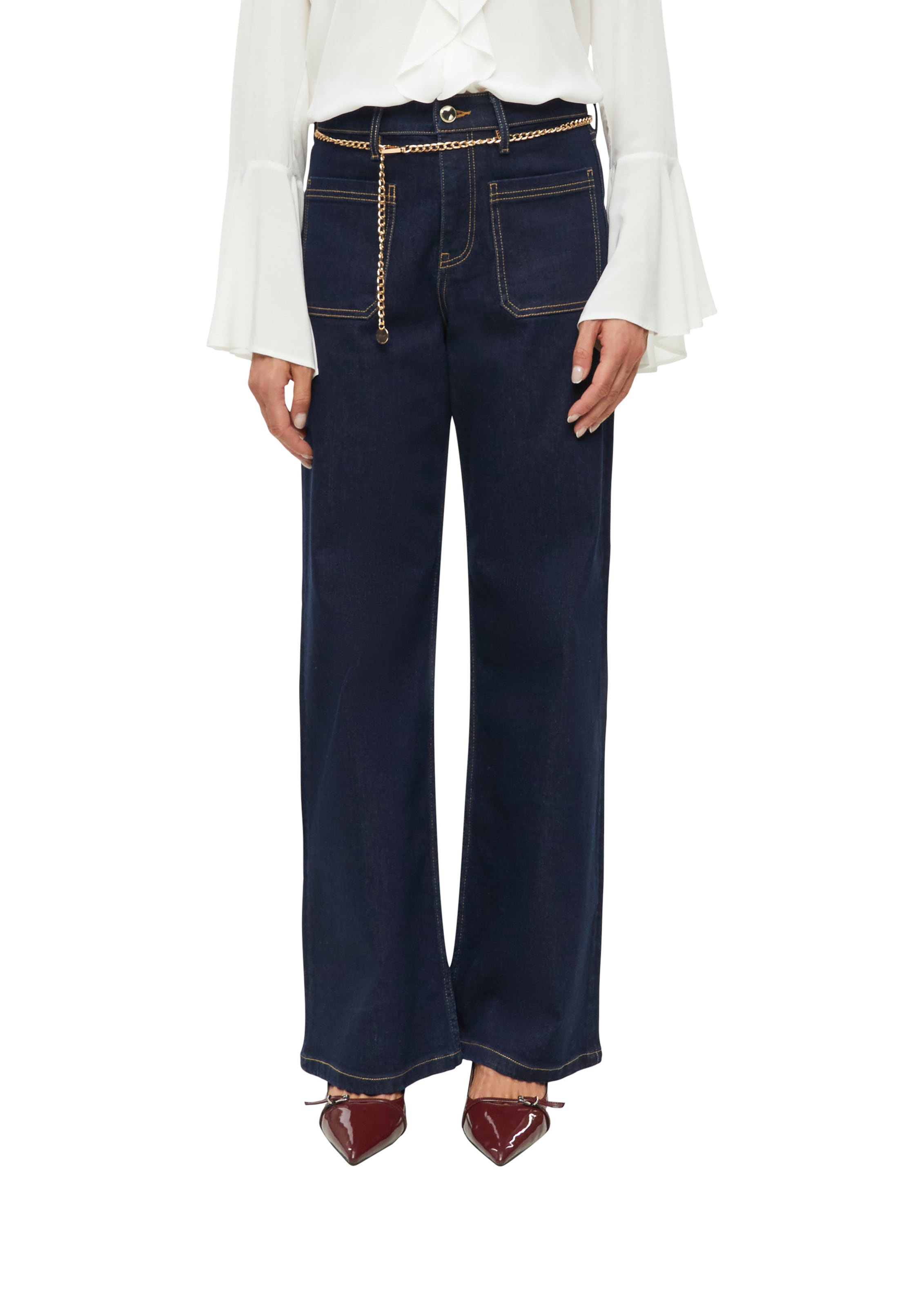 s.Oliver Regular Jeans 'Suri' in Blauw: voorkant