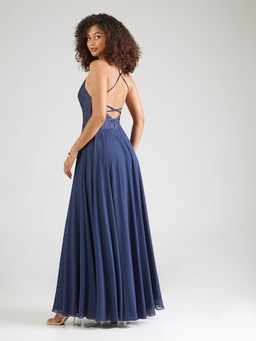 Rochie de seară de la mascara pe albastru