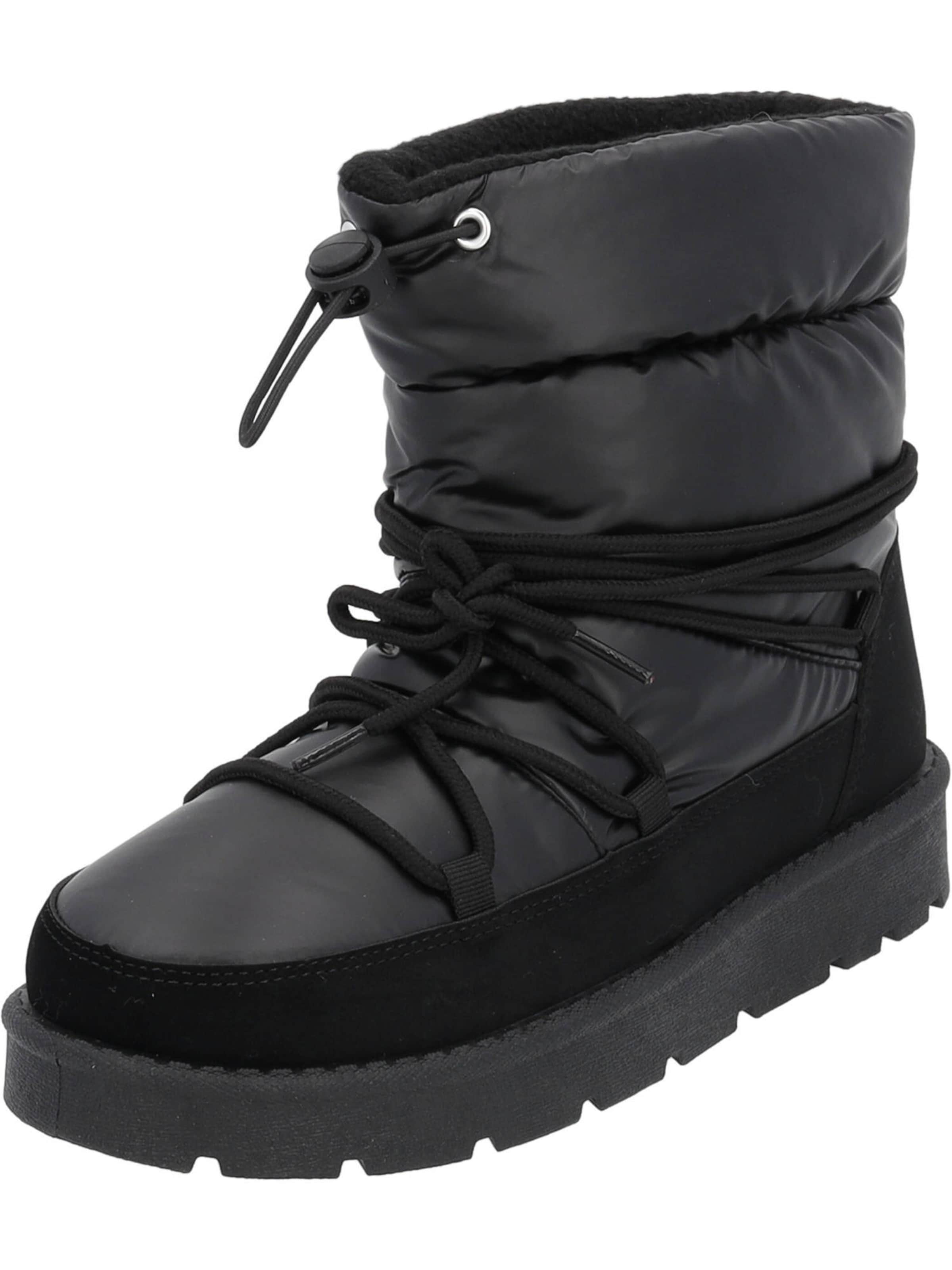 Palado Snowboots 'Koufonisi' in Zwart: voorkant