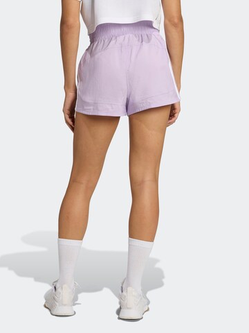 ADIDAS PERFORMANCE Loose fit Workout Pants 'PACER' in Purple