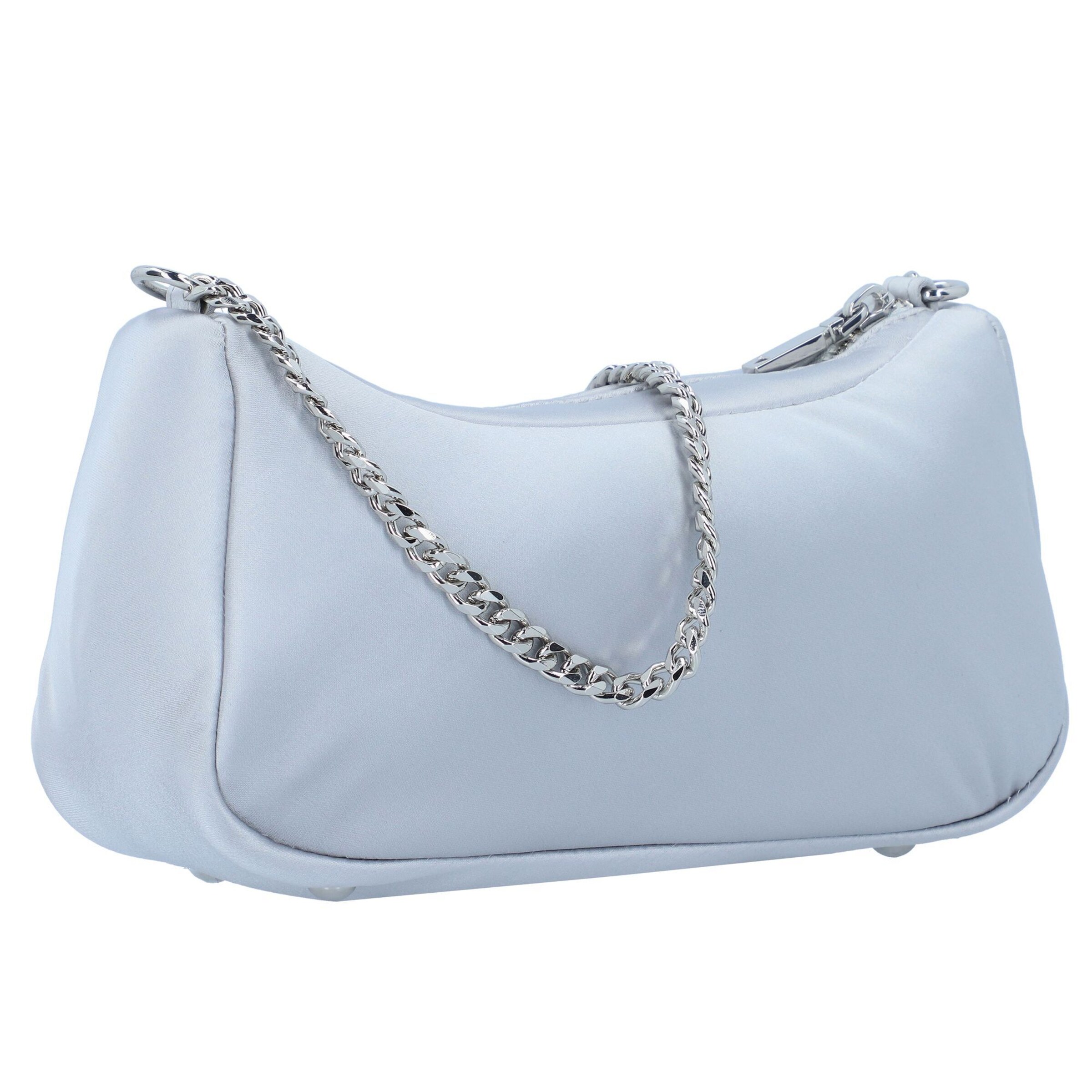 GUESS Schoudertas 'Prue' in Zilver